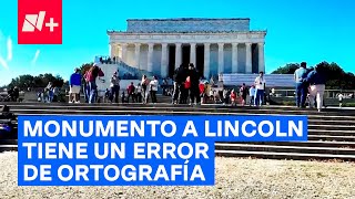 ¿Un error de ortografía en el memorial de Abraham Lincoln N [upl. by Nahgrom]