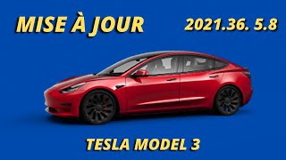 Mise à jour Tesla model 3  20213658 Bonus surprise Roussillon [upl. by Theone]