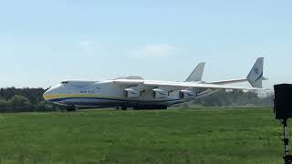 Antonov An225 Mriya takeoff from SXF at Berlin Air Show [upl. by Vernier]