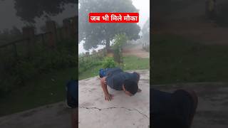 Outdoor push up ll viral sorts Yatinder Singh youtubeshorts [upl. by Amanda619]