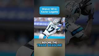 After the Diontae Johnson trade make sure Xavier Legette is a priority fantasyfootball [upl. by Selimah]