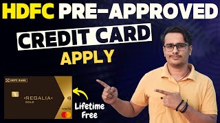 HDFC PreApproved Credit Card Apply Online  How To Apply Hdfc Bank Credit Card Online [upl. by Yclek]