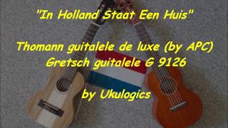 Thomann Guitalele deluxe amp Gretsch Guitalele  quotIn Holland Staat Een Huisquot  Ukulogics [upl. by Arehs308]