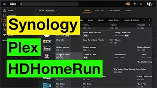 Plex amp HDHomeRun on Synology NAS Live OTA TV Streaming amp DVR Setup [upl. by Acinnor]