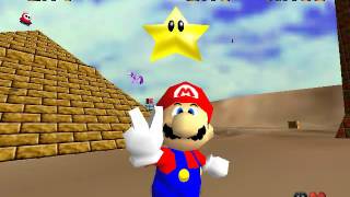 Lets Play Super Mario 64 Episode 11 The Dry Dry Desert [upl. by Repooc]