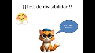 Test de divisibilidad [upl. by Michal407]