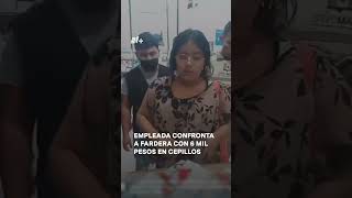 Empleada confronta a fardera con 6 mil pesos en cepillos nmas shorts buenfin [upl. by Ilesara]