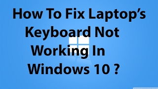 how to fix keyboard not working in windows 81 or 10  by For Friend [upl. by Ylram]