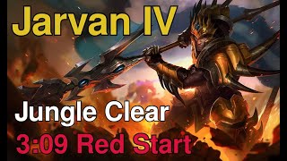 Jarvan IV Jungle Clear  309 Red Start [upl. by Baumbaugh]