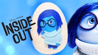 BIG Inside Out SADNESS Play Doh Surprise Egg Funko Pop Bing Bong CARS 2 Minecraft Disney Pixar [upl. by Hoang]