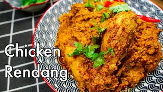 Spicy Chicken Rendang recipe  easy Rendang Ayam for Hari Raya Eid [upl. by Noirret564]