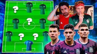 ELEGIMOS el MEJOR 11 TITULAR de MÉXICO para el MUNDIAL de QATAR 2022 ft MegaJotta [upl. by Eimrej]