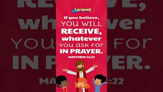 Sunday verse for kids 🌟✝️ bibleteaching ytshorts 3littlewords [upl. by Fisch]