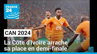 CAN 2024  La Côte d’Ivoire arrache sa place en demifinale en battant le Mali • FRANCE 24 [upl. by Fulbright]