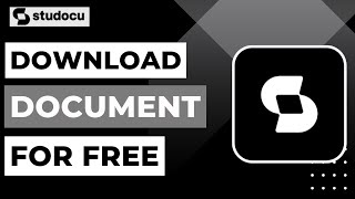 How to Download Studocu Documents For Free [upl. by Yla]