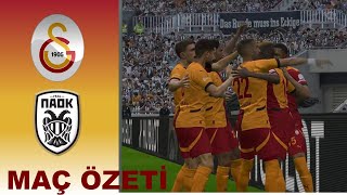 Galatasaray  PAOK MAÇ ÖZETİ  Avrupa Ligi 202425 [upl. by Ena]