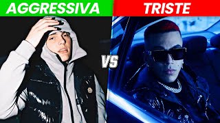 CANZONE PIÙ AGGRESSIVA VS PIÙ TRISTE DEI RAPPER [upl. by Llerred]