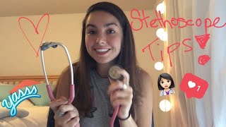 How to use the stethoscope amp tips  Nursing School Blog [upl. by Joseito183]