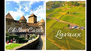 Lavaux Vineyard Terraces  UNESCO World Heritage Site  Chillon Castle  DJI Phantom 4  4K [upl. by Yleik]