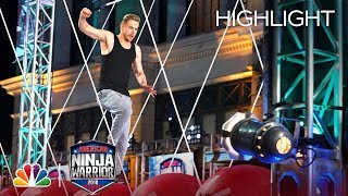 Derek Houghs Ninja Warrior Run for Red Nose Day  American Ninja Warrior 2018 [upl. by Koblas]