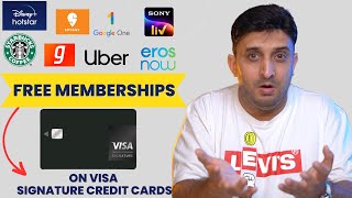 FREE Memberships on Visa Signature Cards [upl. by Mellen]