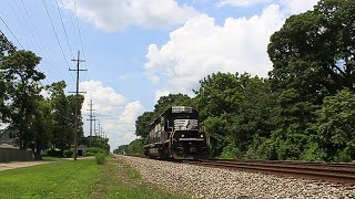 NS SD402 3322 P5 horn goes light  Romulus  72124 [upl. by Novanod878]