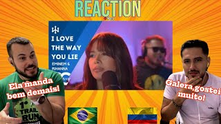 Reaction Gigi de Lana  I Love The Way You Lie  Eminem X Rihanna  COVER  😮👏  REACT  🇨🇴🇧🇷419 [upl. by Blondelle]