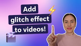 How to add glitch effect and glitch transition to videos [upl. by Kussell854]