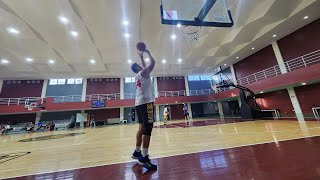 Andwil Yap Maroon Weekend Collegeball basketballgrind learningexperience [upl. by Asil]