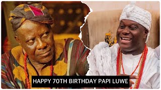 OONI OF IFE CELEBRATES VETERAN ACTOR SUNDAY OMOBOLANLE PAPI LUWE IN HIS PALACE AS HE CLOCKS 70TH [upl. by Anehta852]