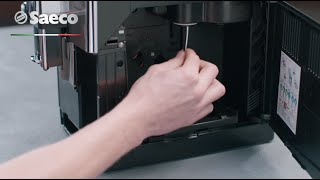 How to clean the coffee funnel in your Saeco machine [upl. by Elletnahs]