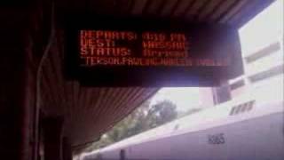 new LED Signs at White Plains  Metro North [upl. by Whitehouse]