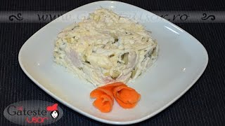 Reteta de Salata de Telina cu Piept de Pui si Castraveti Murati [upl. by Shanna318]