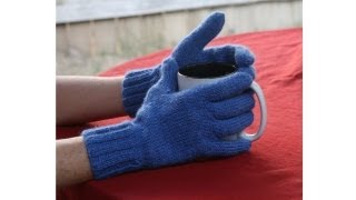 Learn to Knit Gloves Parts 19 [upl. by Anowahs]