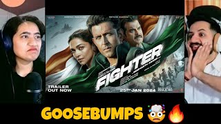 Fighter Official Trailer Reaction  Hrithik Roshan Deepika Padukone Anil Kapoor  The Tenth Staar [upl. by Hnoj]