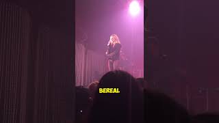 Sabrina Carpenter Hilariously Rejects Fan’s iPhone for BeReal 📱😅 [upl. by Amrak965]