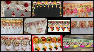 Latest Diwali Toran Design 2024New Designer Toran Bandanwar Door Hanging design [upl. by Aileno436]