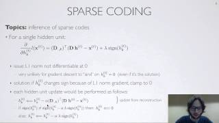 Neural networks 82  Sparse coding  inference ISTA algorithm [upl. by Clellan]