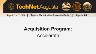 Acquisition Program Accelerate [upl. by Bernete]