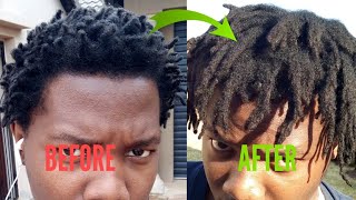 HOW TO GET FREEFORM DREADS SEMI FREEFORM DREADLOCKS PART 2 [upl. by Meehahs620]