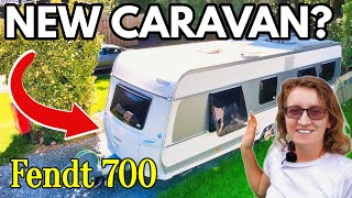 36 The Best Caravan for Living FULL TIME on campsite Fendt 700 Van Tour  Pros and Cons [upl. by Sremmus]