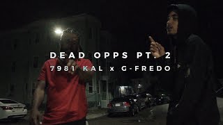 7981 Kal Ft G Fredo  Dead Opps pt 2 Official Music Video [upl. by Aicnilav]