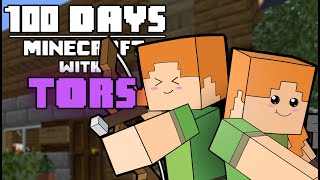 100 Days  Minecraft with Tors [upl. by Fermin]