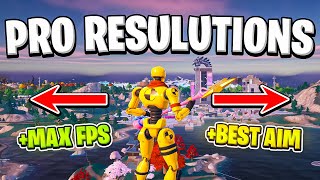 TOP 5 PRO STRETCHED RESOLUTIONS In Fortnite Season 4  🔨 FPS BOOST amp Smoother Gameplay 🔨 [upl. by Ytsirhk]