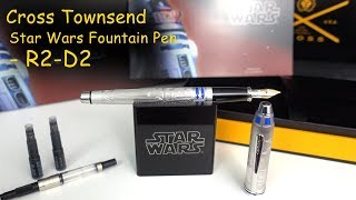 SALE Cross Townsend Star wars fountain pen  LIMITED EDITION  R2D2 [upl. by Enawd]