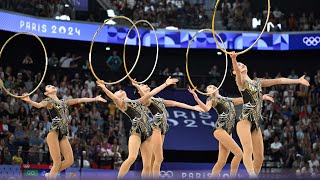 Paris Olympics China becomes first nonEuropean country to win rhythmic gymnastics gold [upl. by Chuipek]