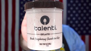 Talenti Black Raspberry Chocolate Chip Gelato Review [upl. by Laohcin737]