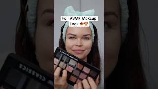 ASMR  Fall inspired makeup look asmrmakeup asmrsounds [upl. by Akima]