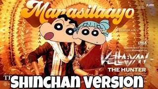 Manasilaayo Song Shinchan Version  Vettaiyan  Whatsapp Status [upl. by Adnarb465]