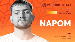 NaPoM 🇺🇸 I GRAND BEATBOX BATTLE 2021 WORLD LEAGUE I Solo Elimination [upl. by Landmeier]